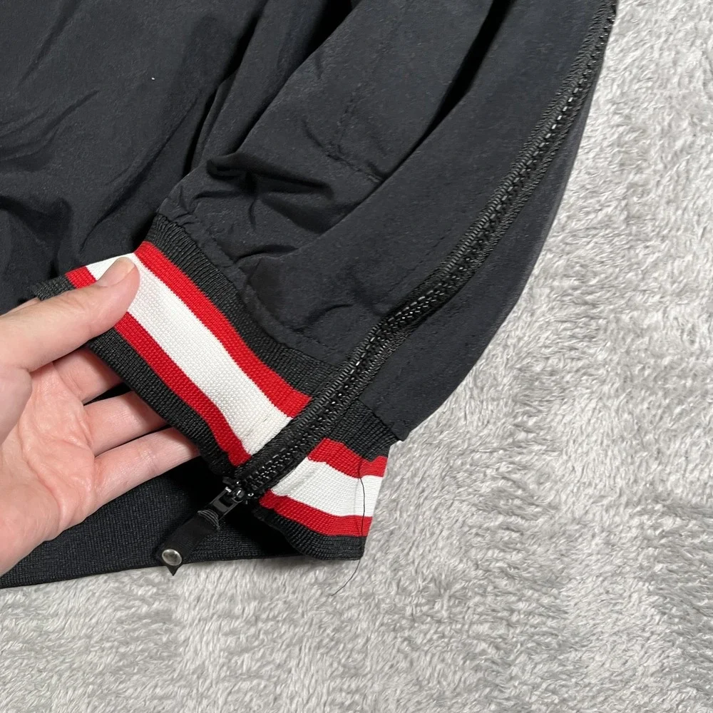 Chicago Blackhawks Starter Jacket Mens Large Black‎ Pullover NHL Hockey 90s Vtg